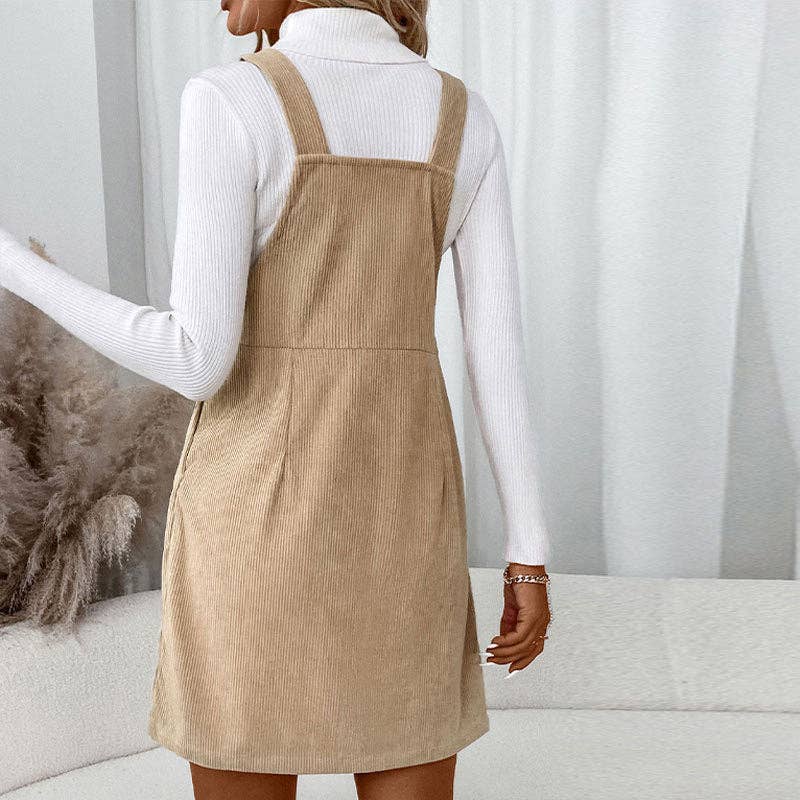 Beige Bliss Overall Dress