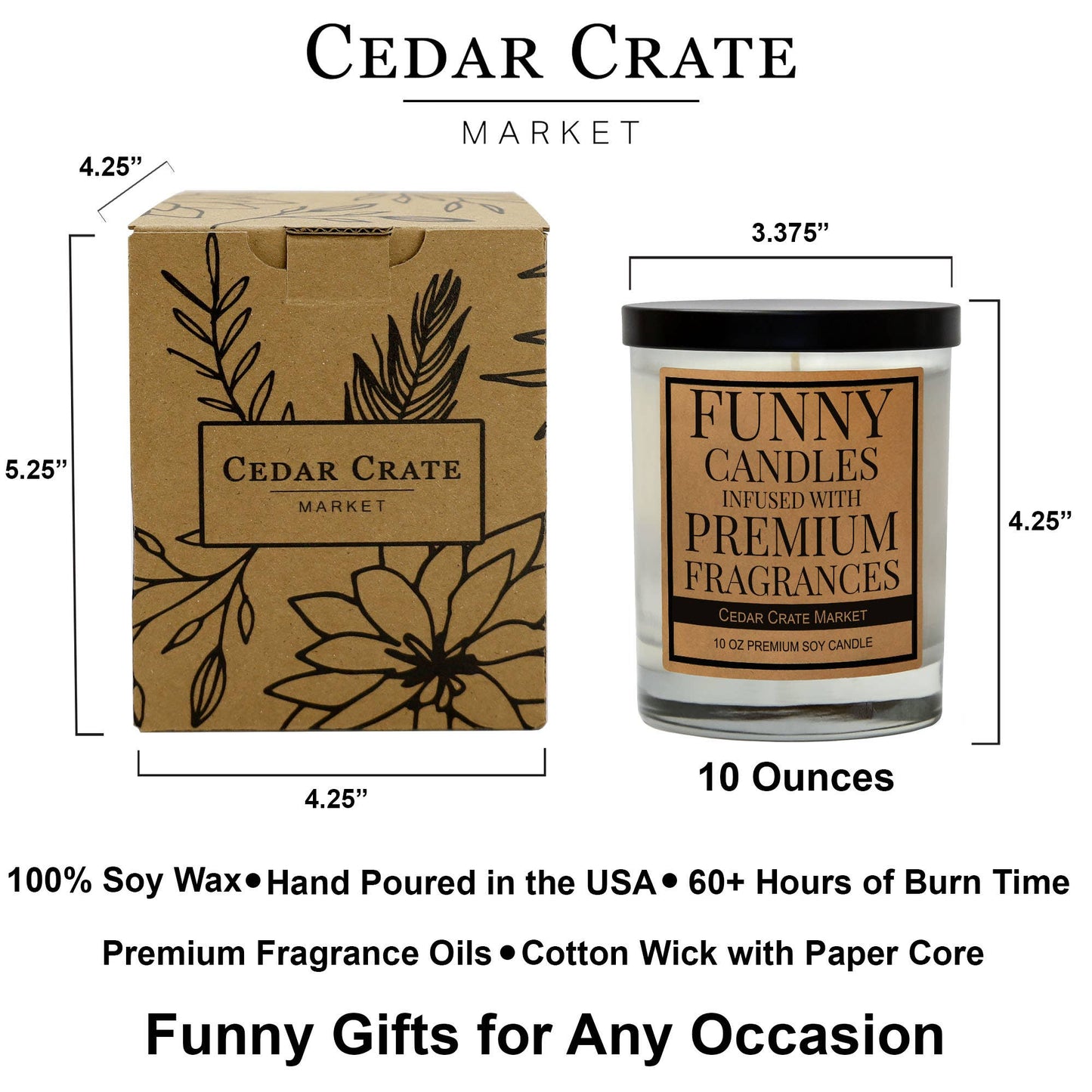My Last Nerve - Oh Look . . . It's on Fire Kraft Candle