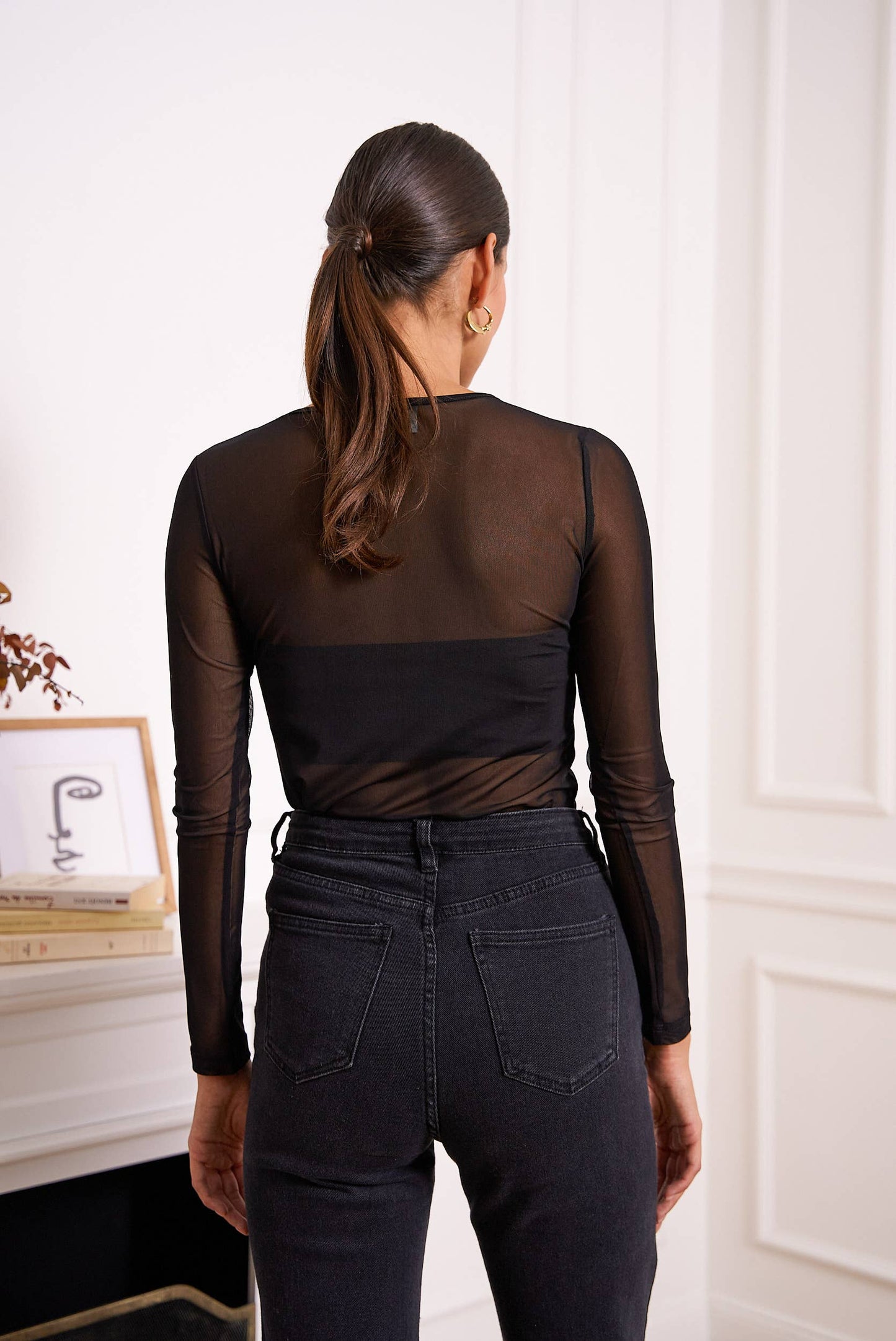 Stretch mesh top