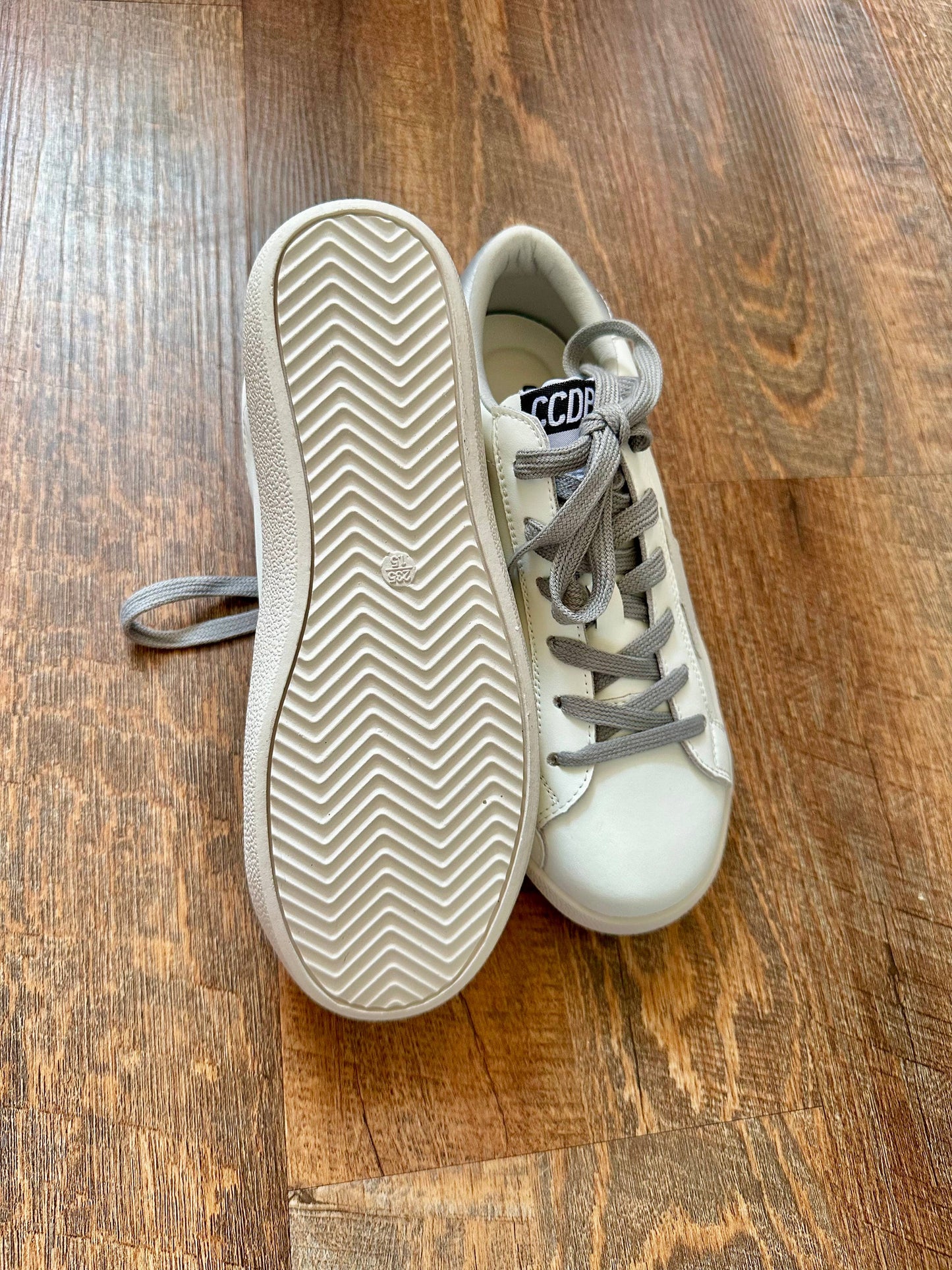 Grey Star Silver Heel Women’s Sneakers