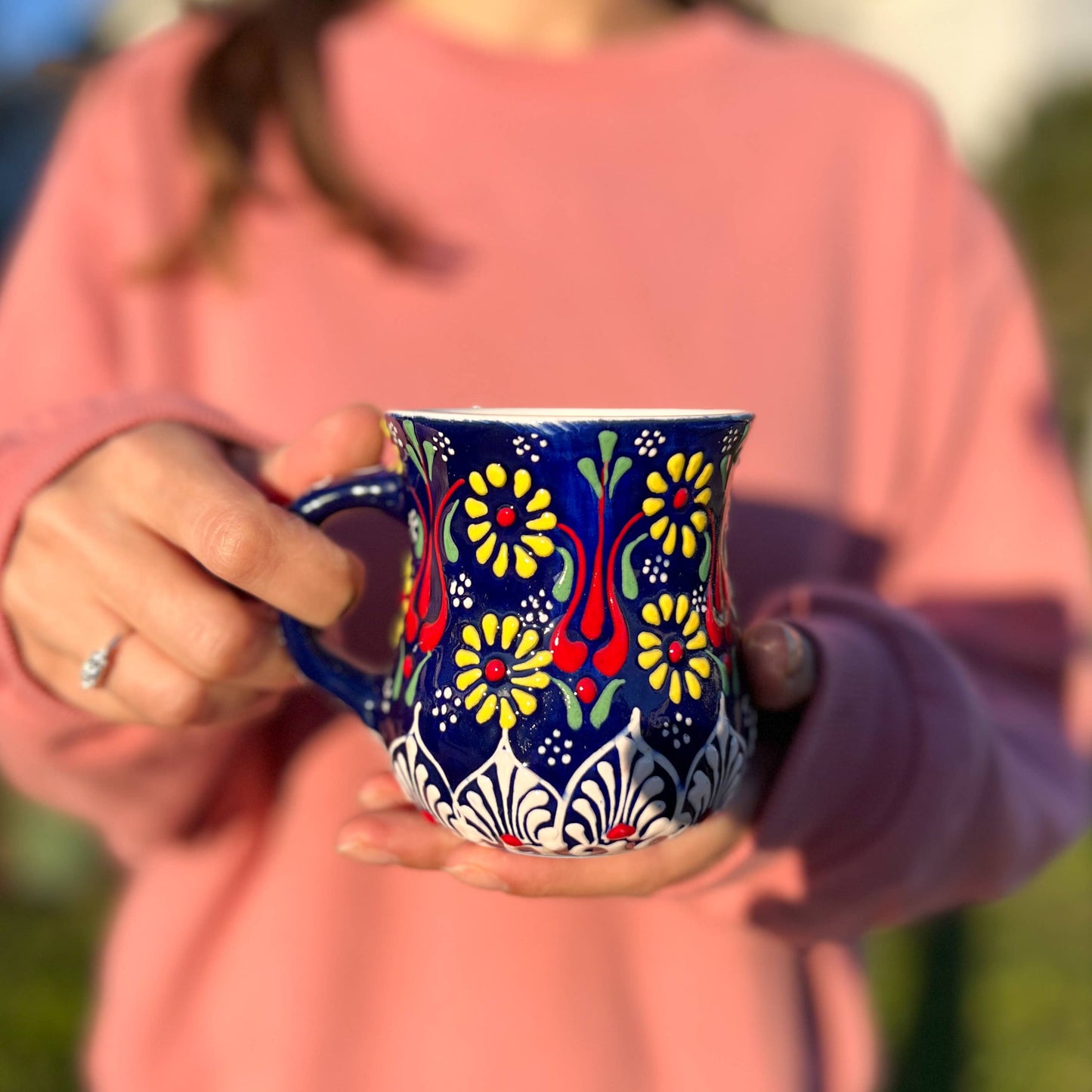 Handmade Ceramic Mug, Cute Kitchen Decor, Coffee Mug