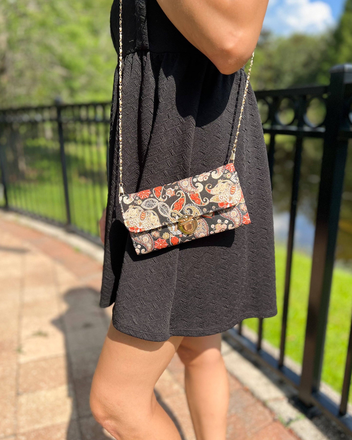 Boho Crossbody Bag, Small Evening Bag