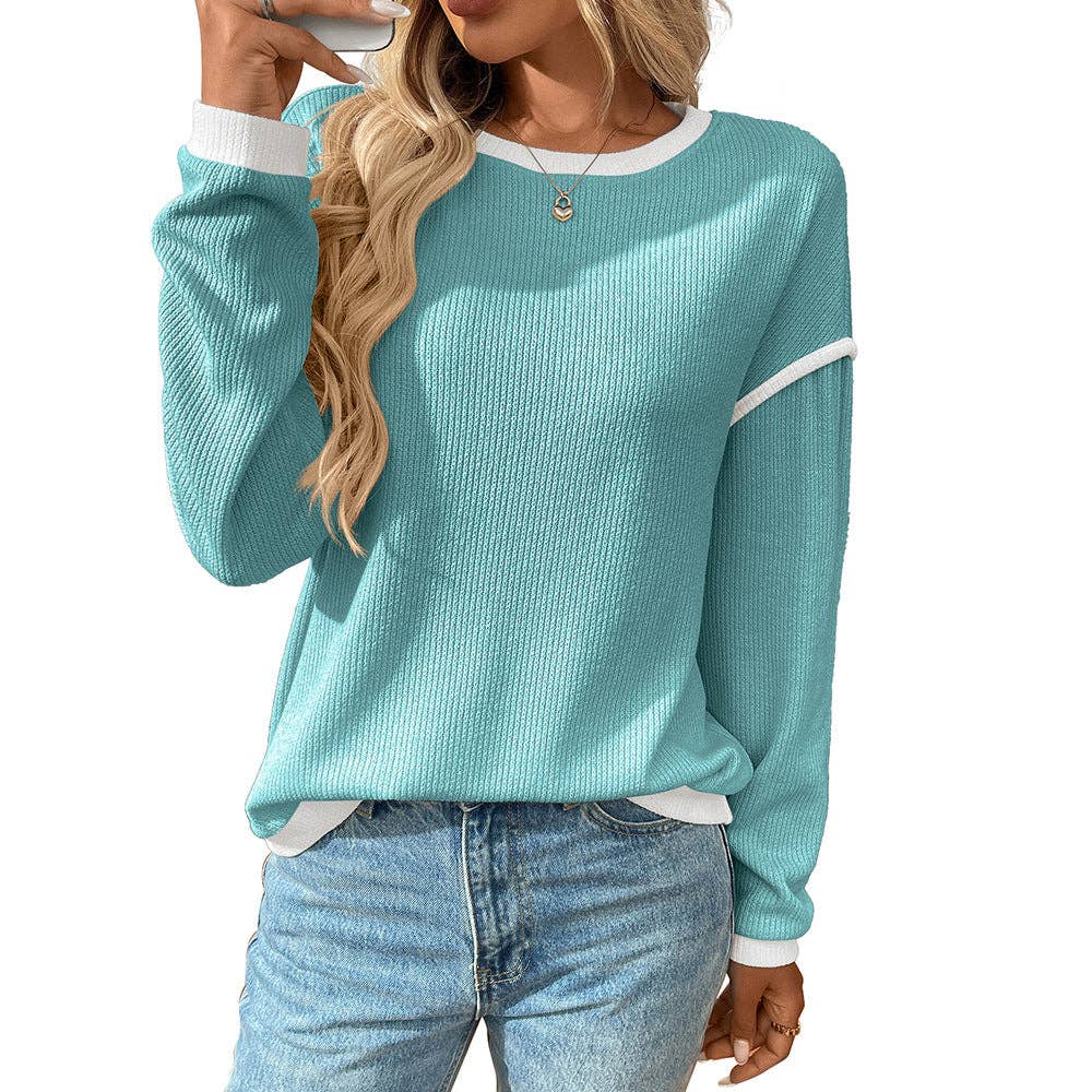 Isla Crewneck Look Long Sleeve Top