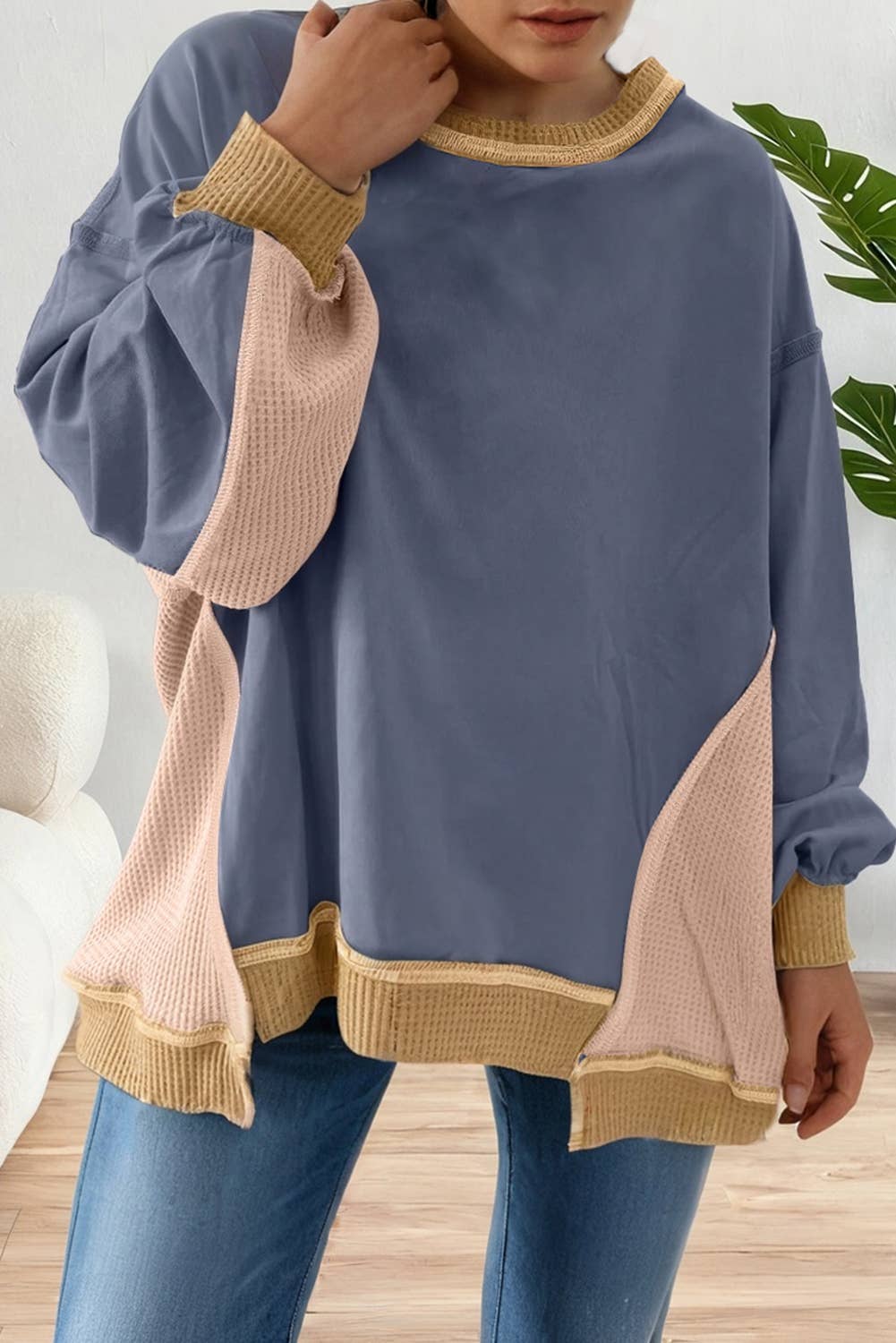 Soft Blend Oversize Sweatshirt