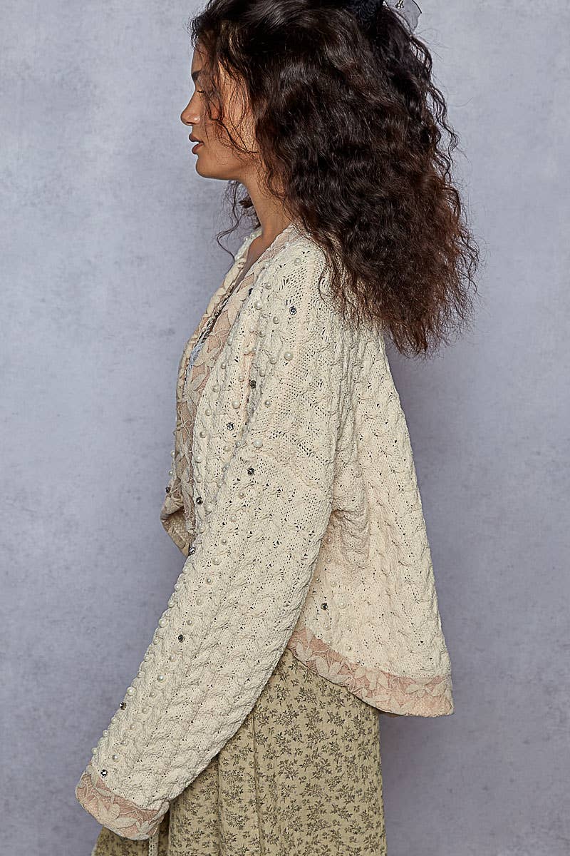Sweet Magnolia Pearl Cardigan