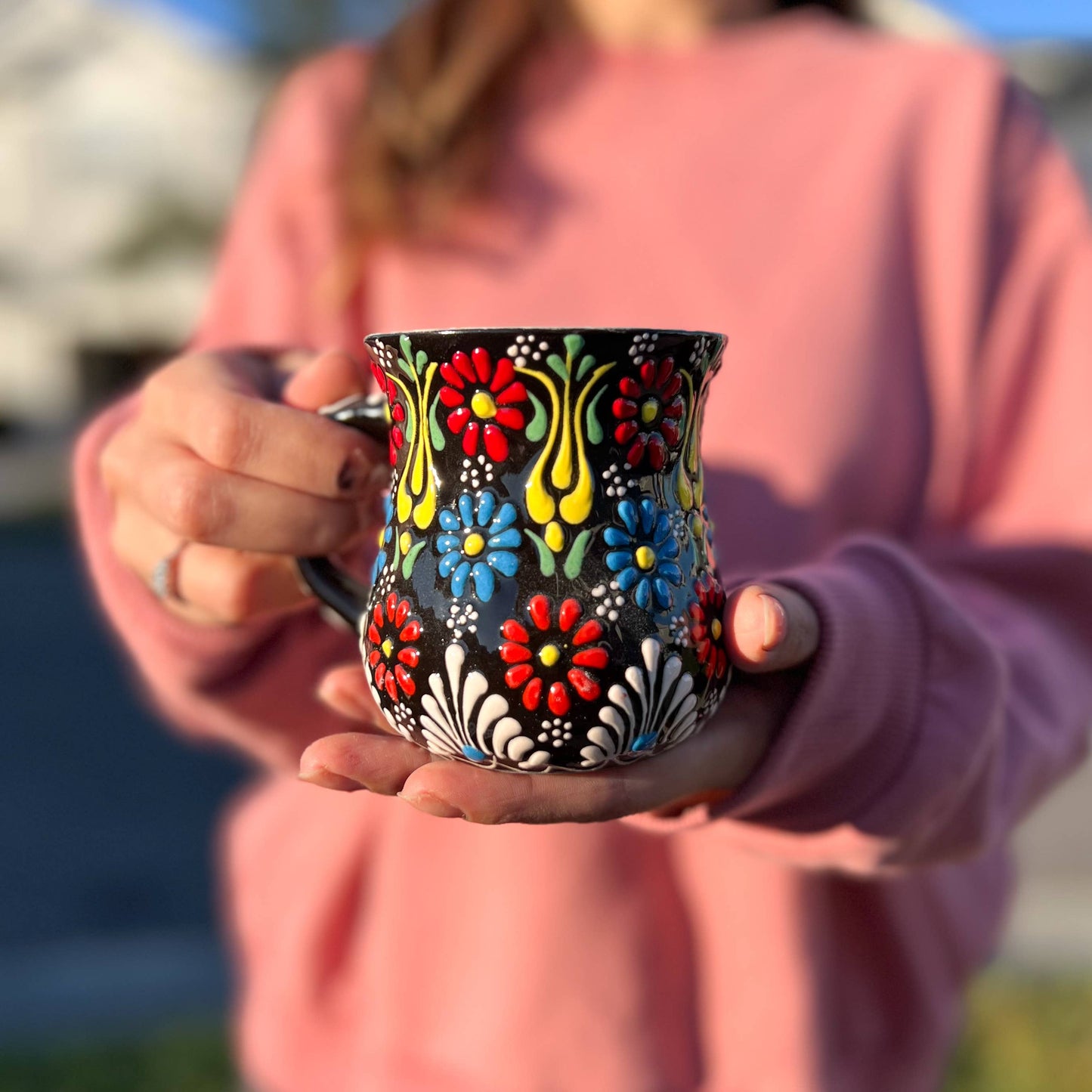Handmade Ceramic Mug, Cute Kitchen Decor, Coffee Mug