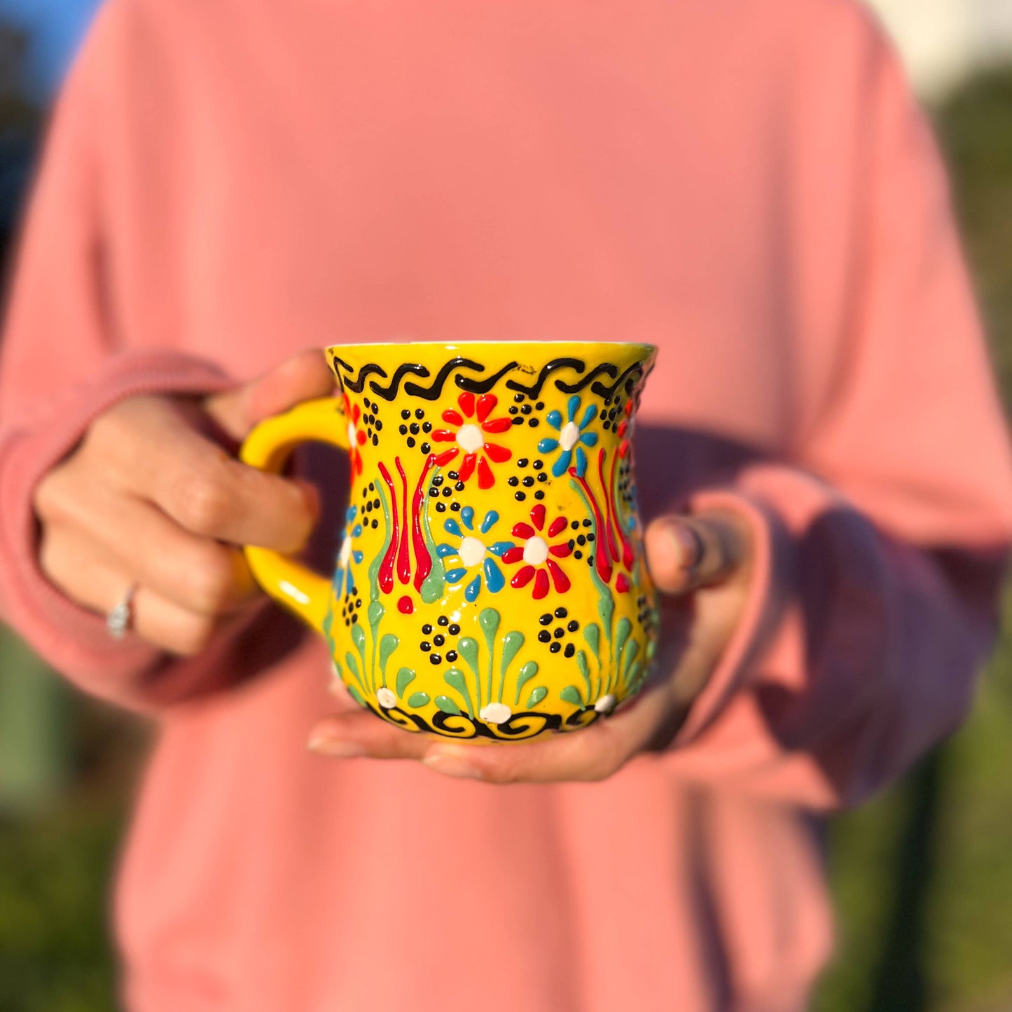Handmade Ceramic Mug, Cute Kitchen Decor, Coffee Mug