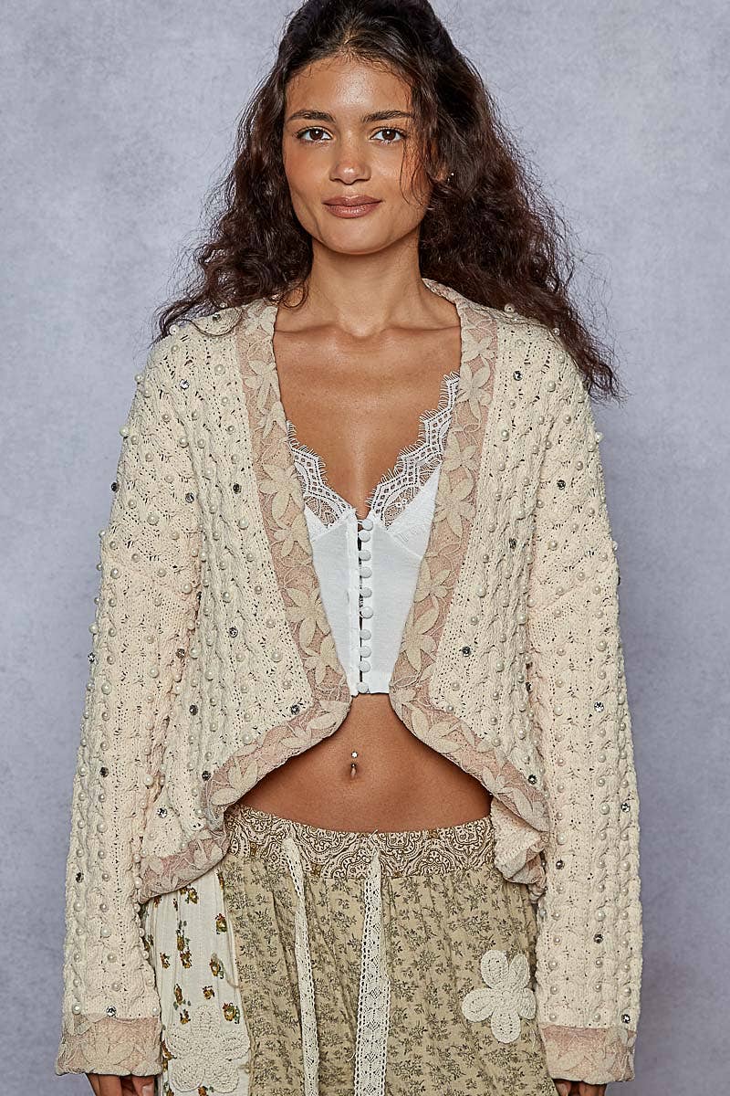 Sweet Magnolia Pearl Cardigan