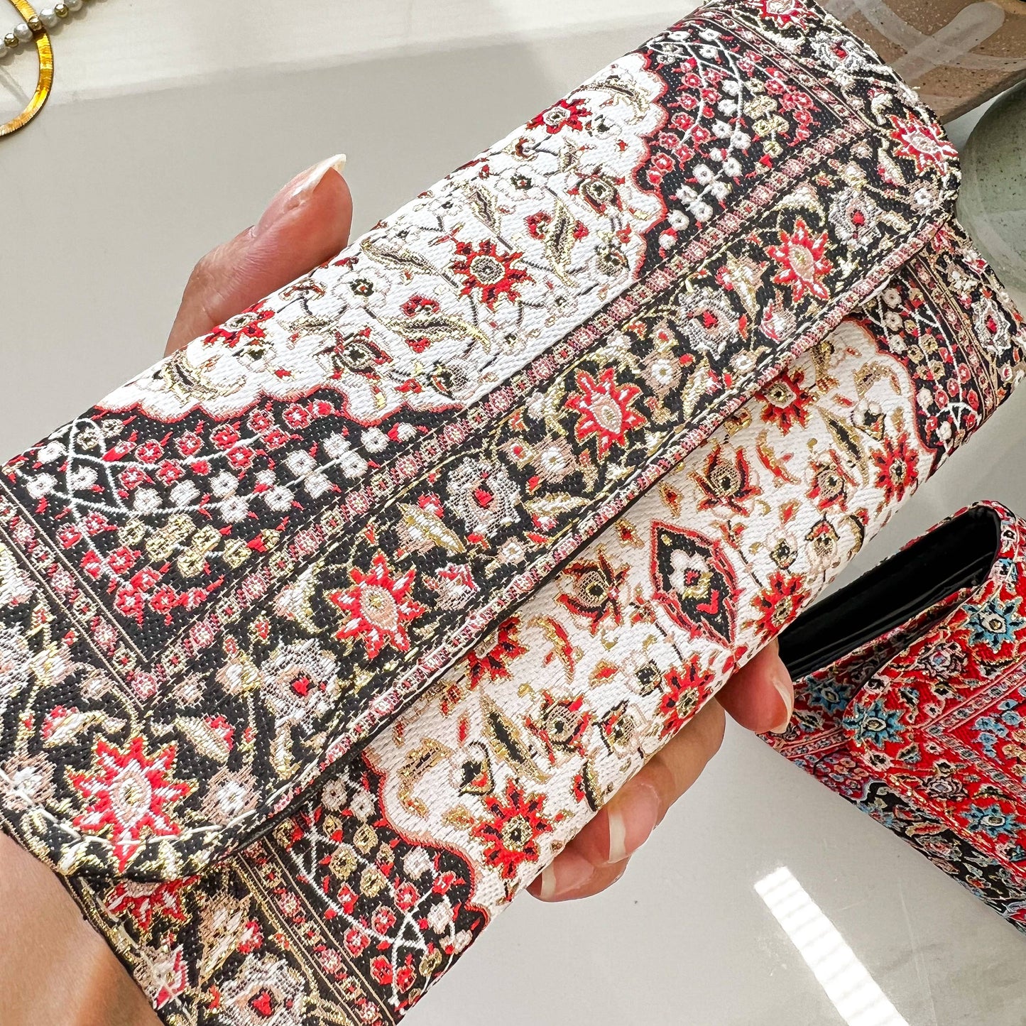 Boho Wallet for Women, Handcrafted Vegan Wallet WomeN