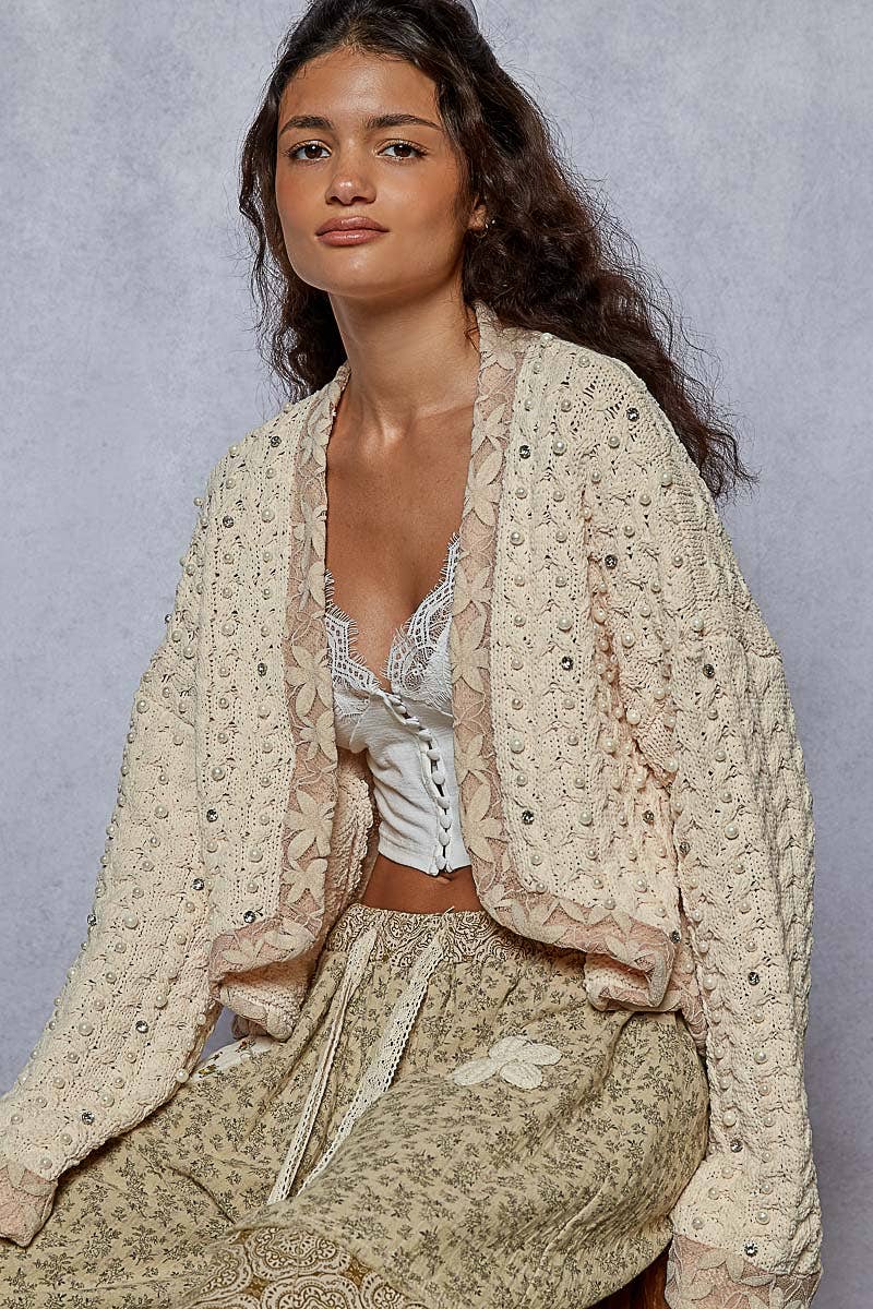 Sweet Magnolia Pearl Cardigan