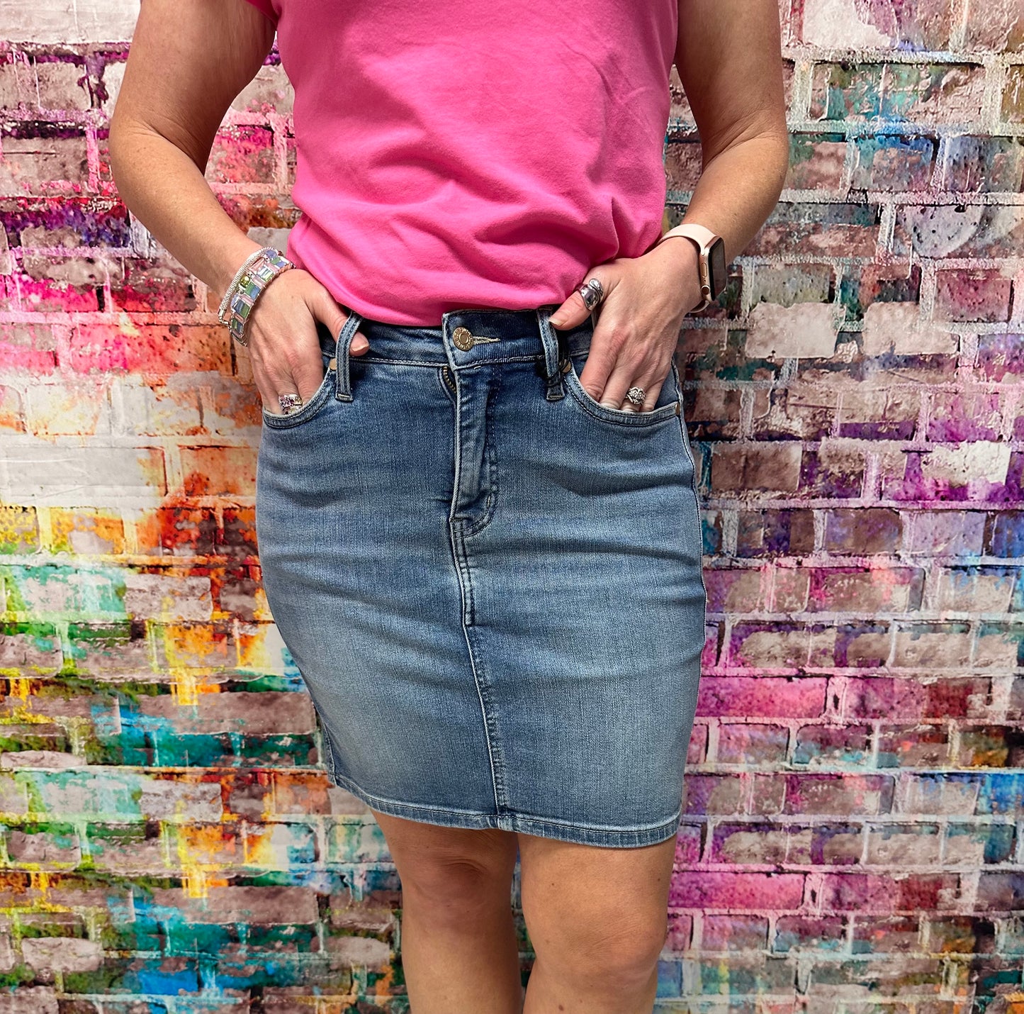 JB denim mini