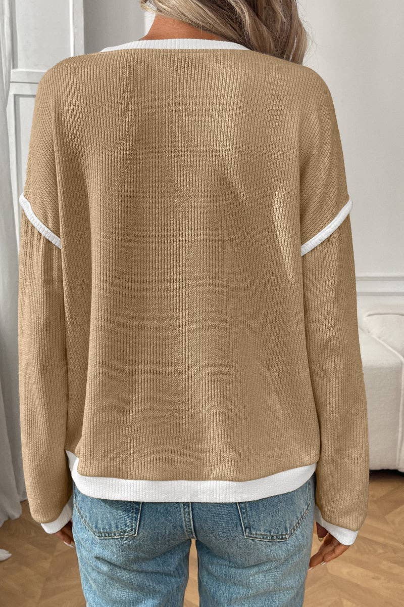 Isla Crewneck Look Long Sleeve Top