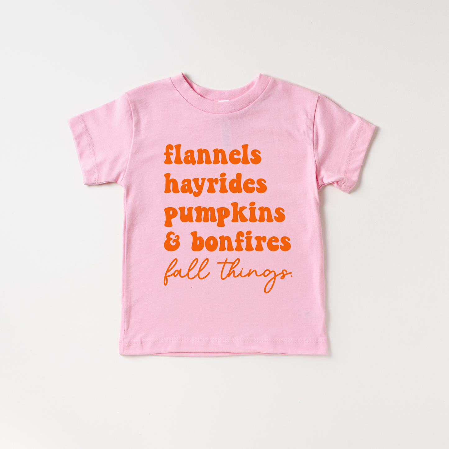 Fall Things Thanksgiving Youth Shirt
