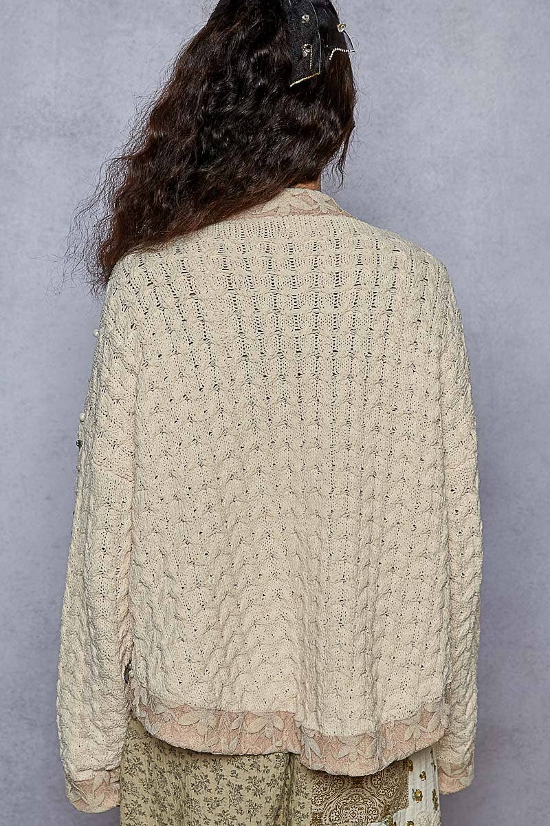 Sweet Magnolia Pearl Cardigan
