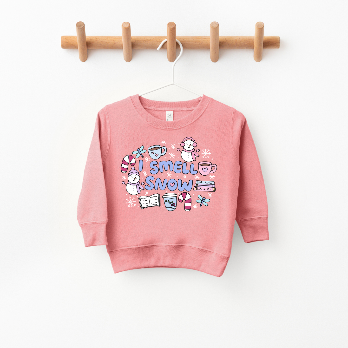 I Smell Snow Kids Christmas Sweatshirt