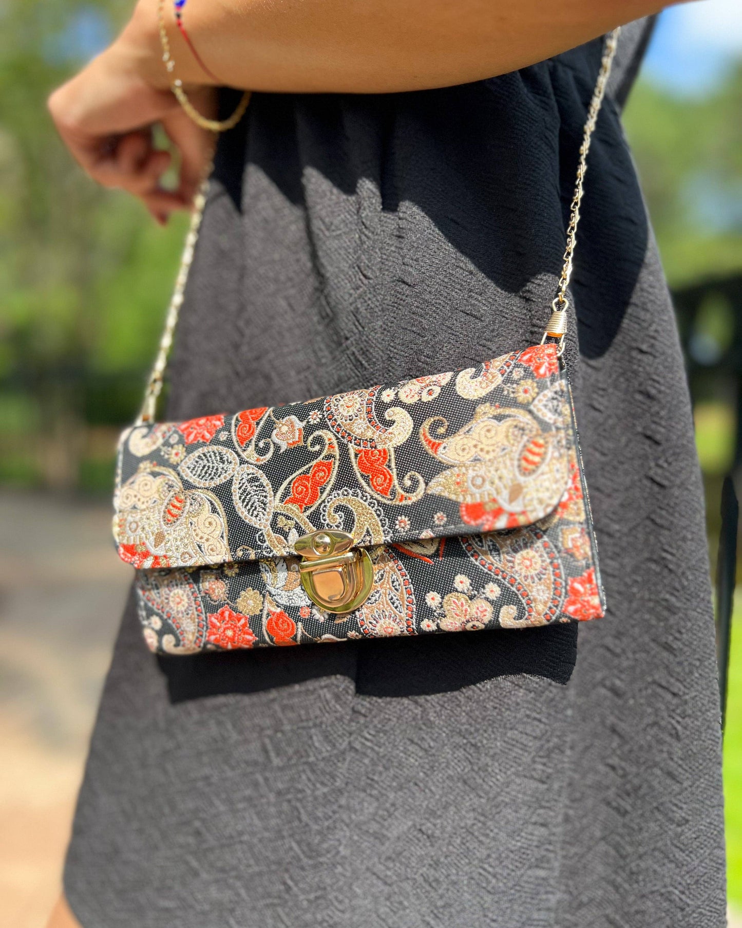 Boho Crossbody Bag, Small Evening Bag