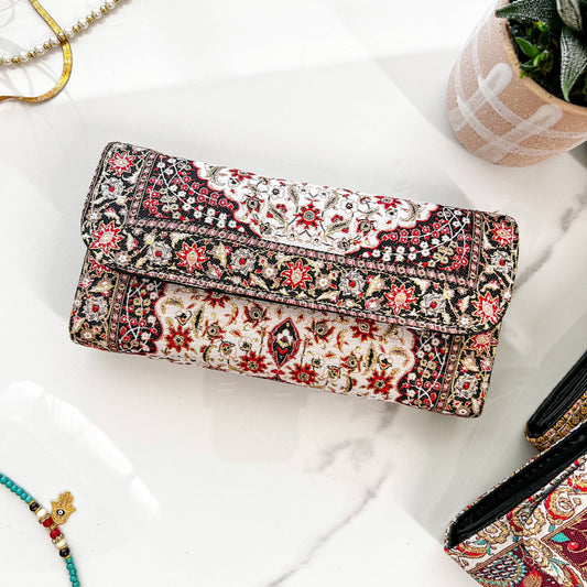 Boho Wallet for Women, Handcrafted Vegan Wallet WomeN