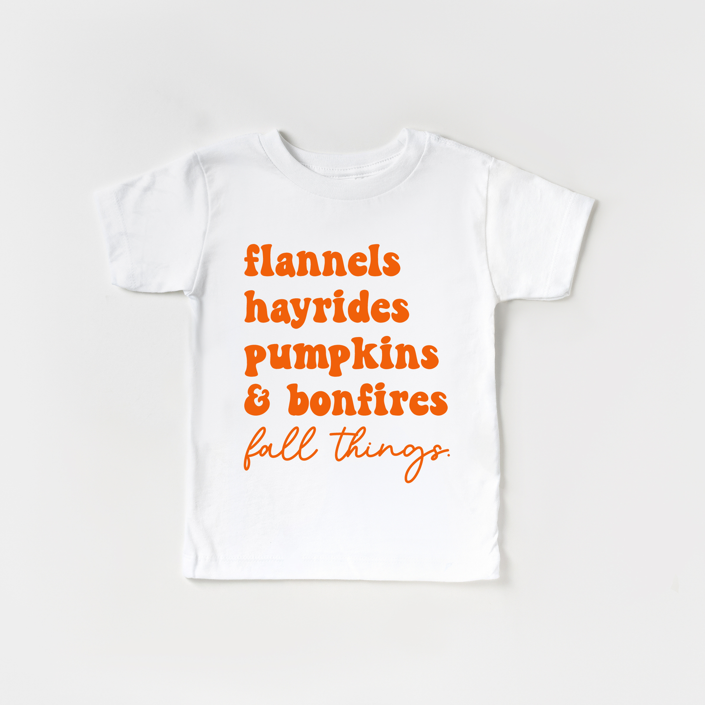 Fall Things Thanksgiving Youth Shirt