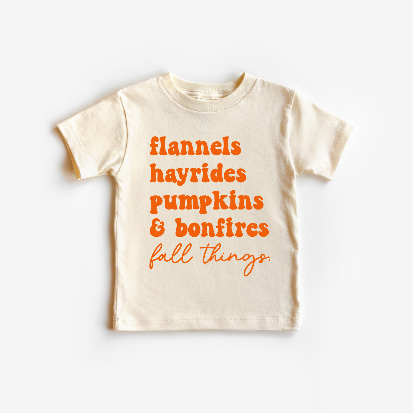 Fall Things Thanksgiving Youth Shirt