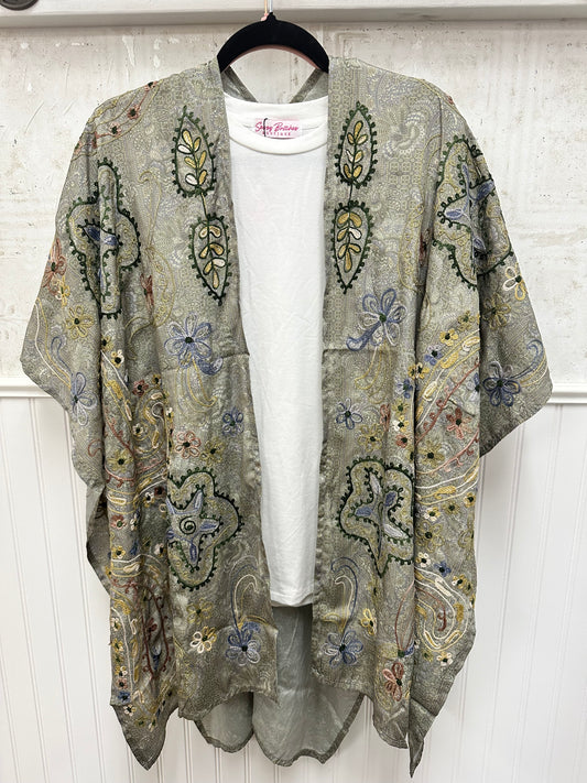 Grey paisley