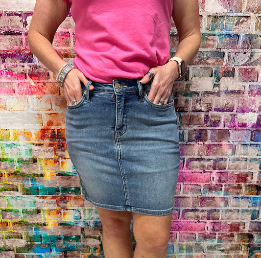JB denim mini
