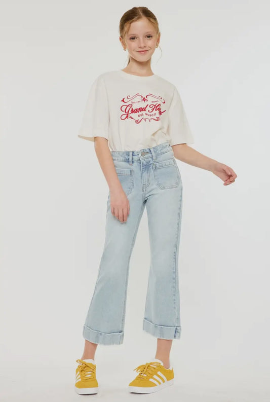 Kids Cropped Flare