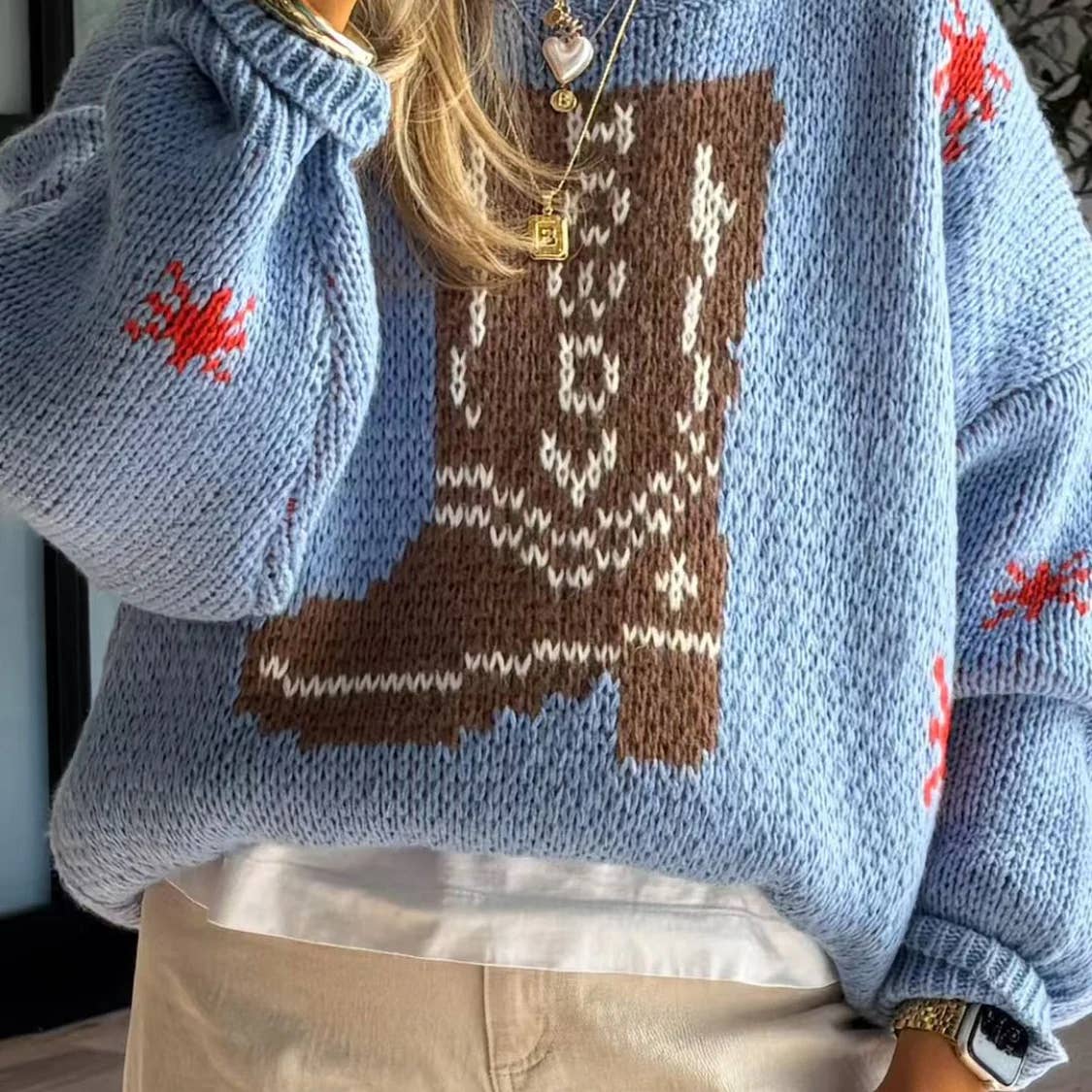 Howdy Western Sweater