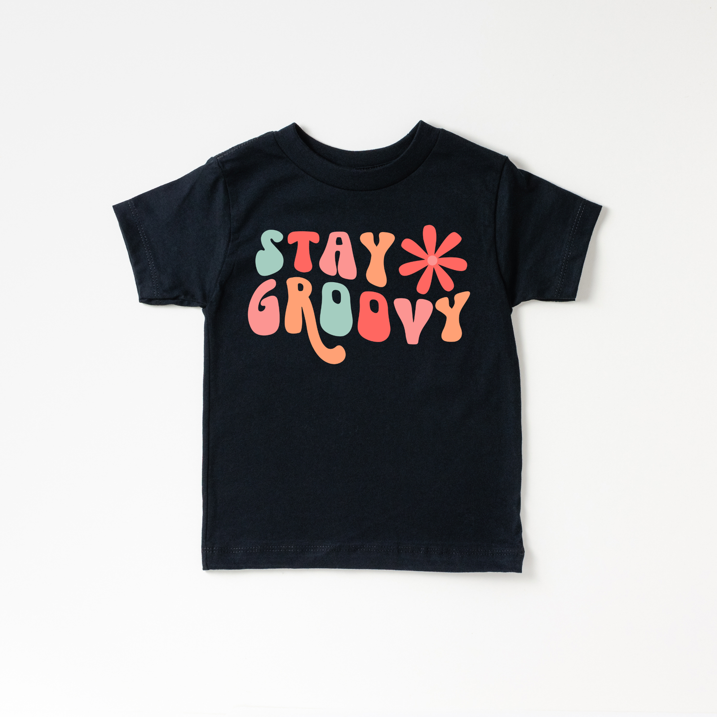 Stay Groovy Retro Style Toddler and Youth Shirt