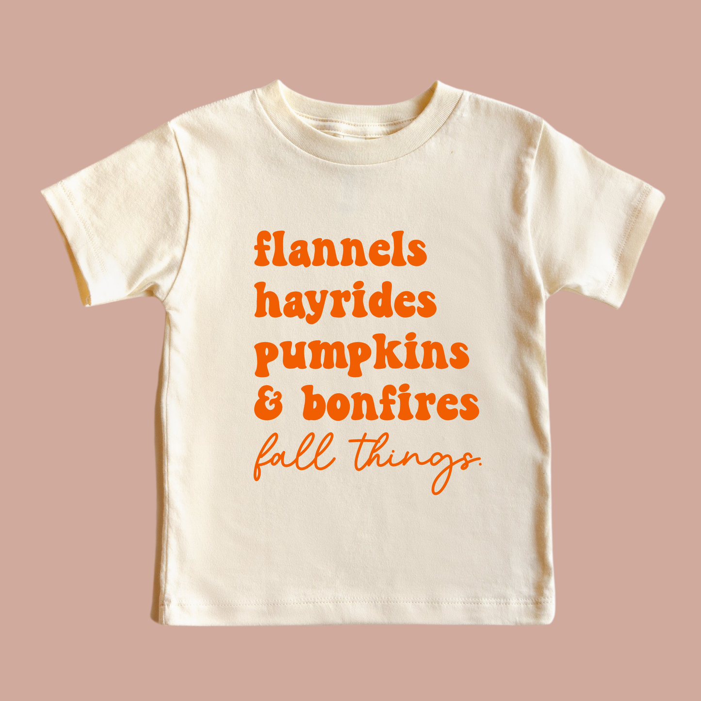 Fall Things Thanksgiving Youth Shirt