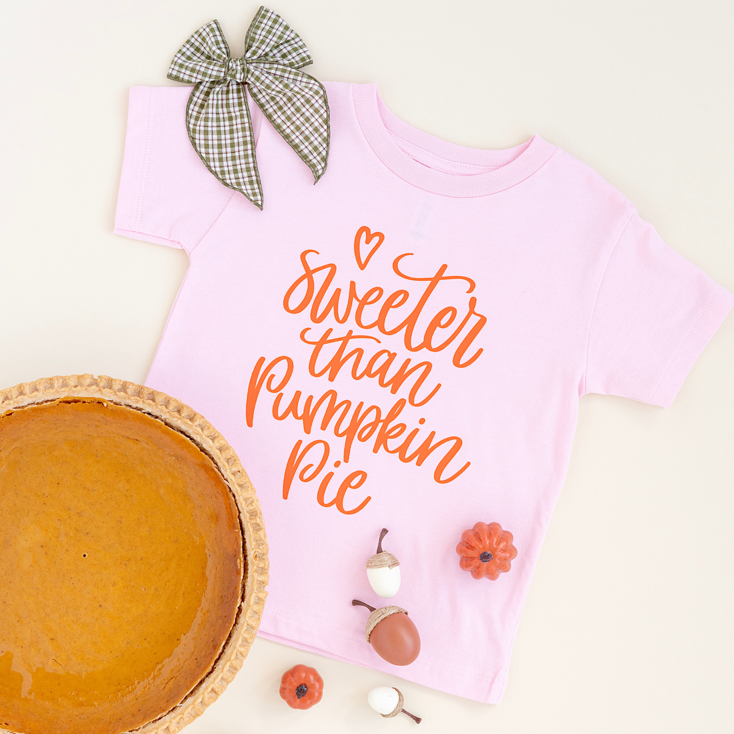 Sweeter Than Pumpkin Pie Thanksgiving Youth Shirt