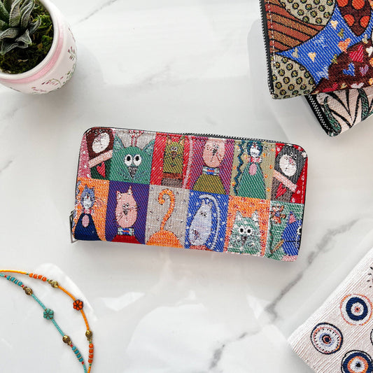 Cute Wallet for Women, Cat Lover Gift