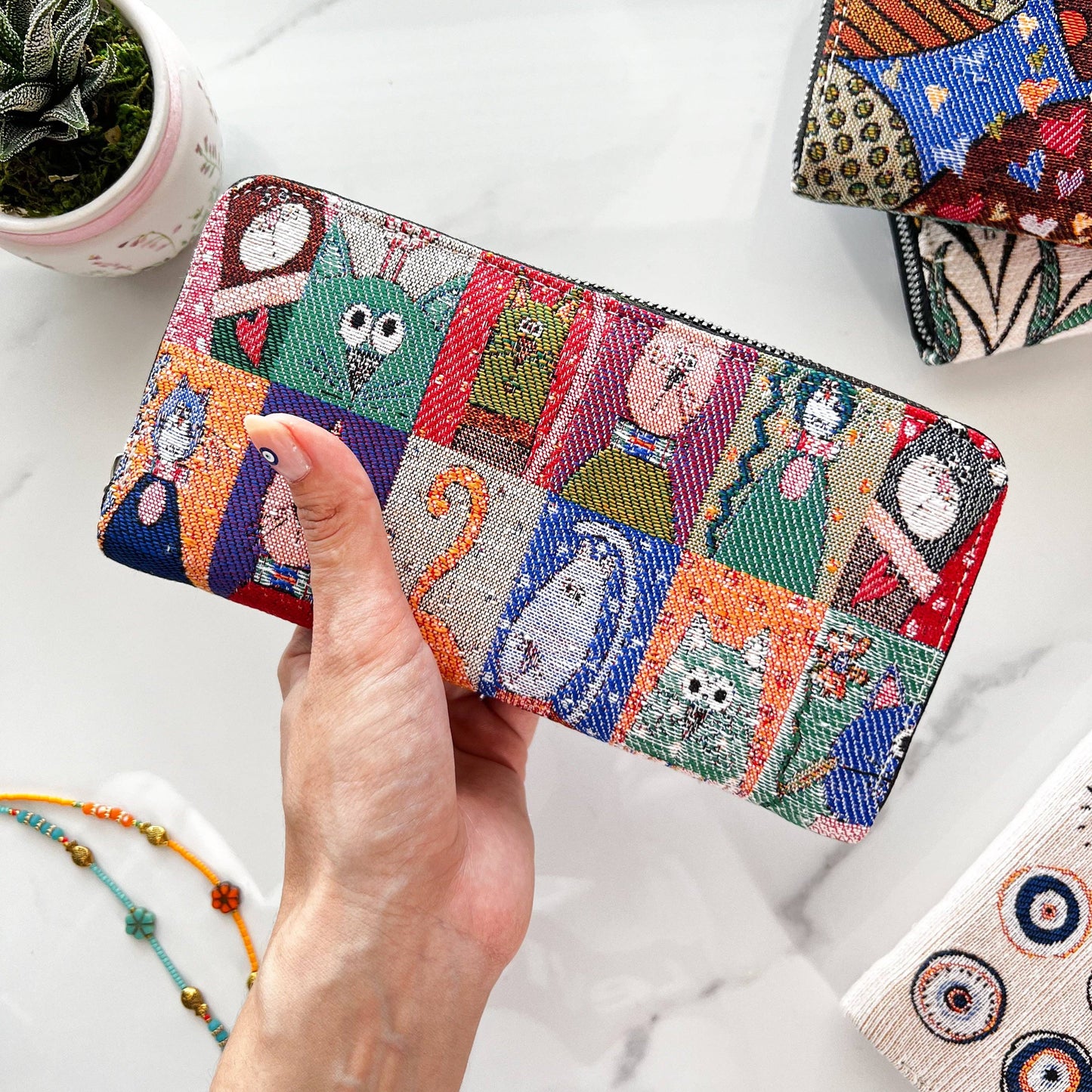 Cute Wallet for Women, Cat Lover Gift